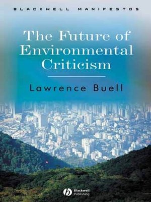 cover image of The Future of Environmental Criticism